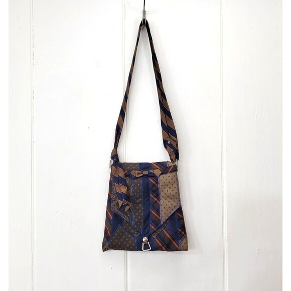 Handcrafted Alice Obie Original Shoulder Bag Patchwork Design With Adjustable St - Picture 8 of 9